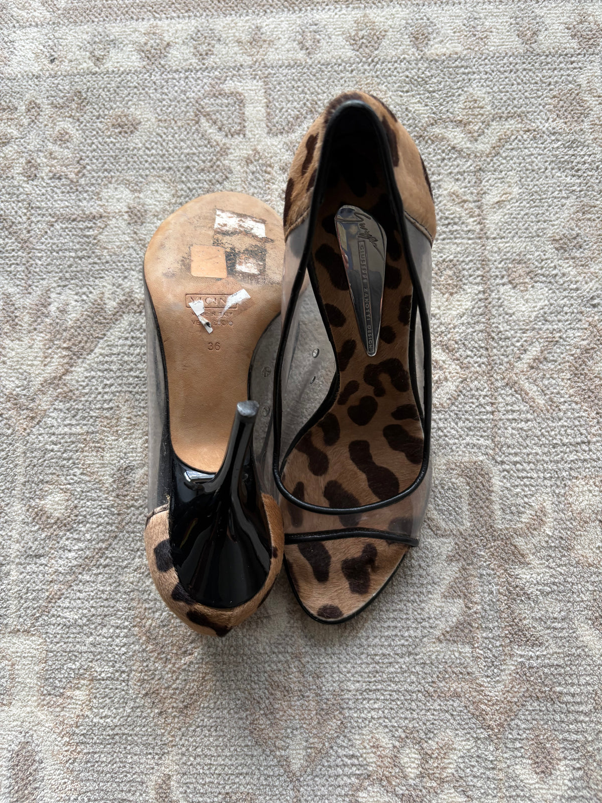 Giuseppe Zanotti Pony Hair heels