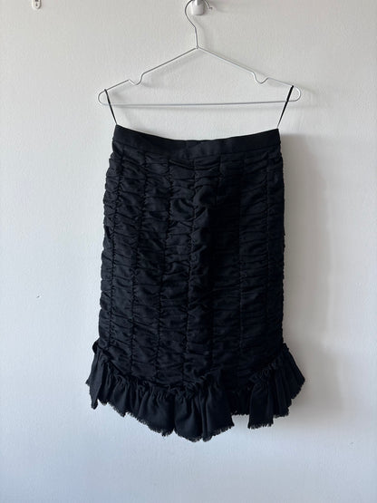 Louis Vuitton Ruffle Pencil Skirt