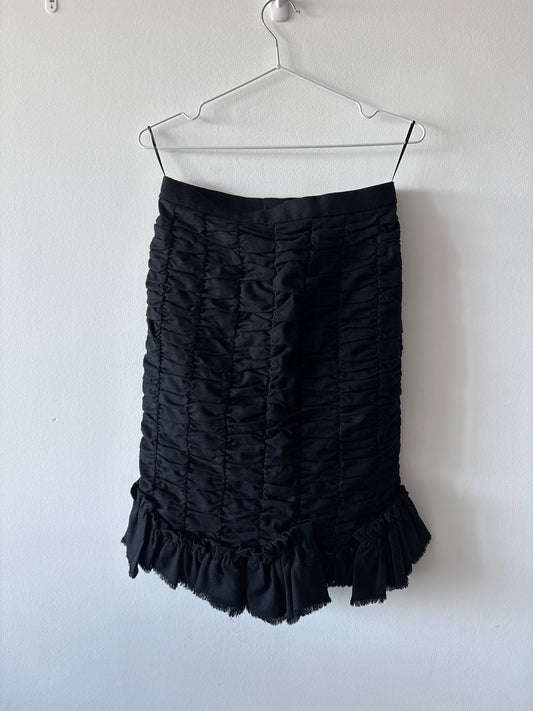 Louis Vuitton Ruffle Pencil Skirt