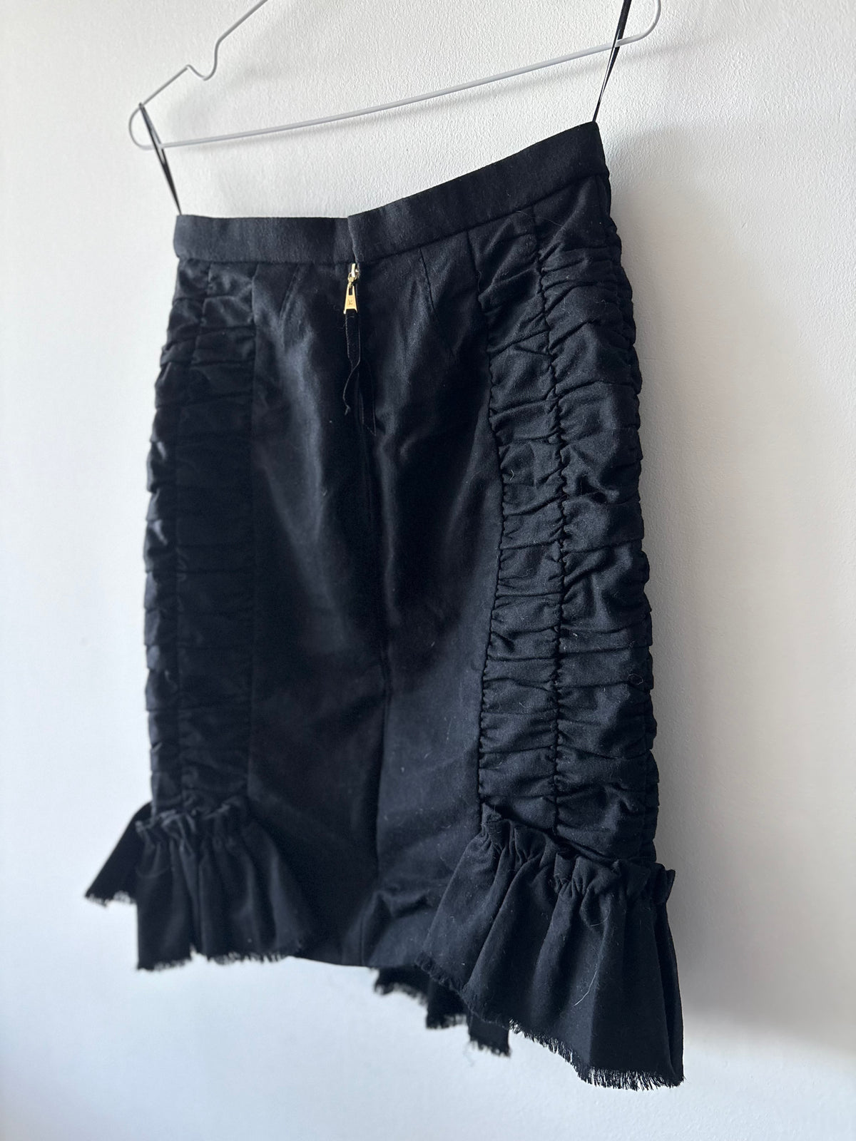 Louis Vuitton Ruffle Pencil Skirt