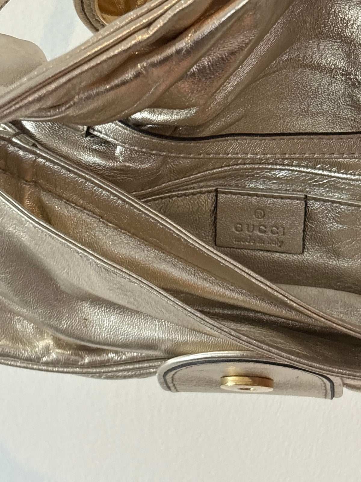 Gucci Hysteria Papillion Gold Micro Bag