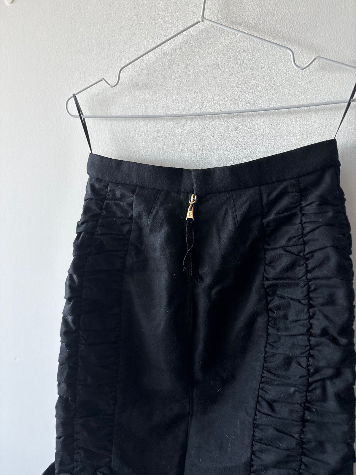 Louis Vuitton Ruffle Pencil Skirt